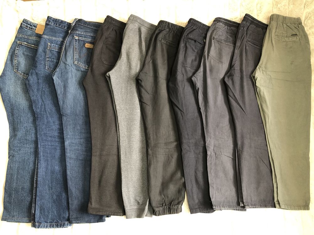 Штаны оптом 10 пар джинсы джоггеры спортивные брюки S размер 30