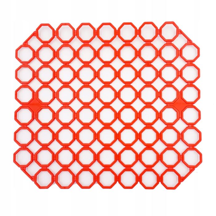 kratka wkład do zlewu twarda czerwona produkt polski 30x26cm.