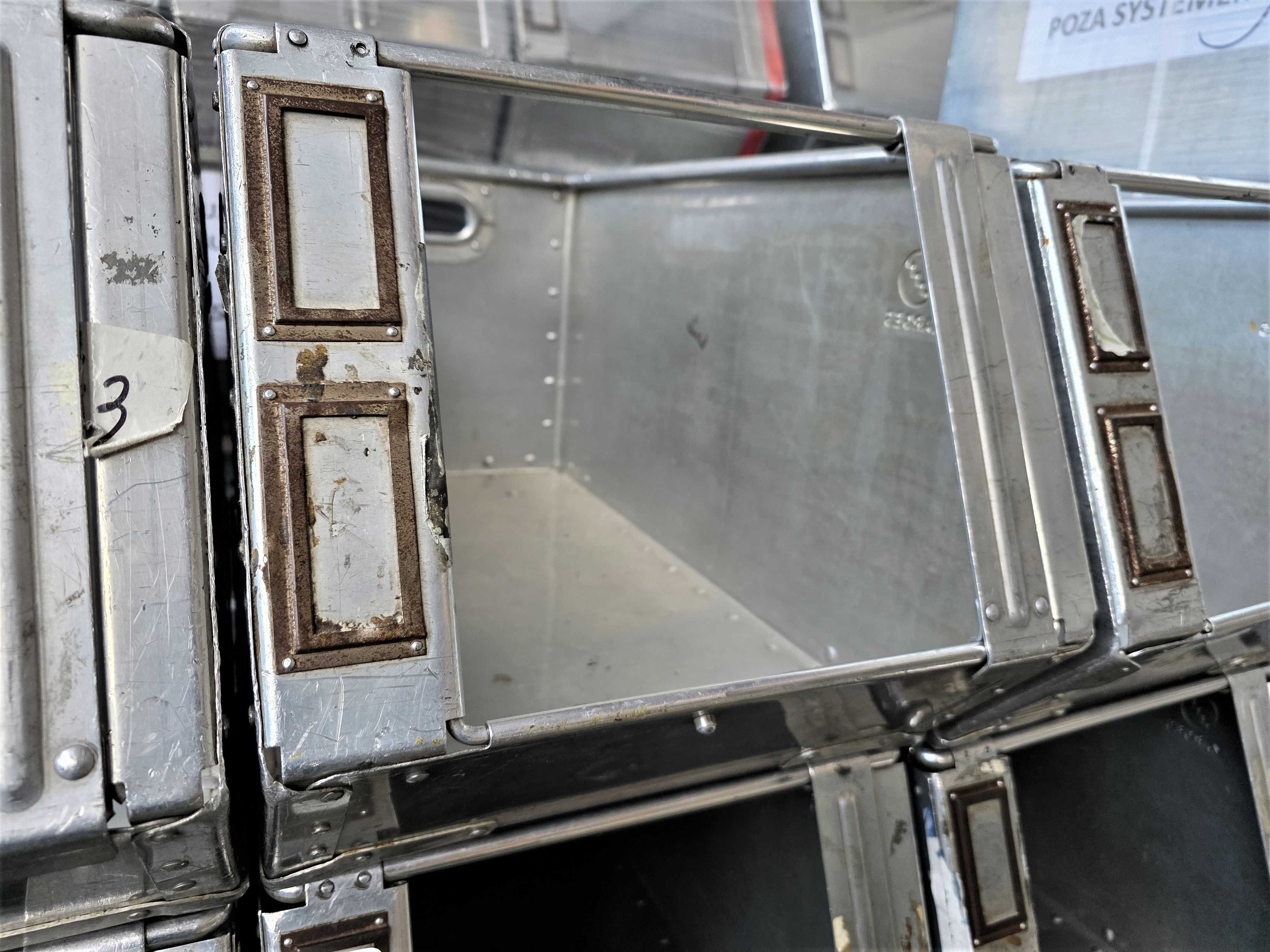Pojemnik Kosz Kuweta Skrzynka Metalowy Aluminiowy Magazynowy Transport