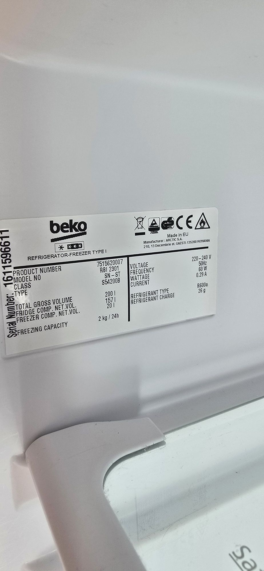 Frigorifico Beko