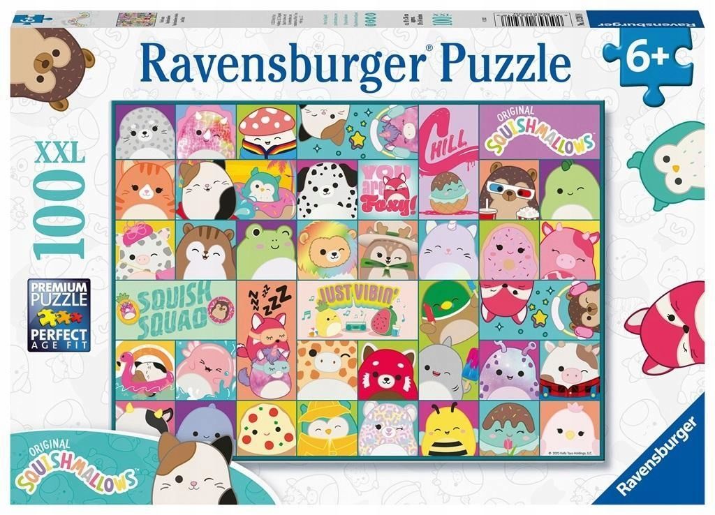 Puzzle Dla Dzieci 100 Squishmallows, Ravensburger