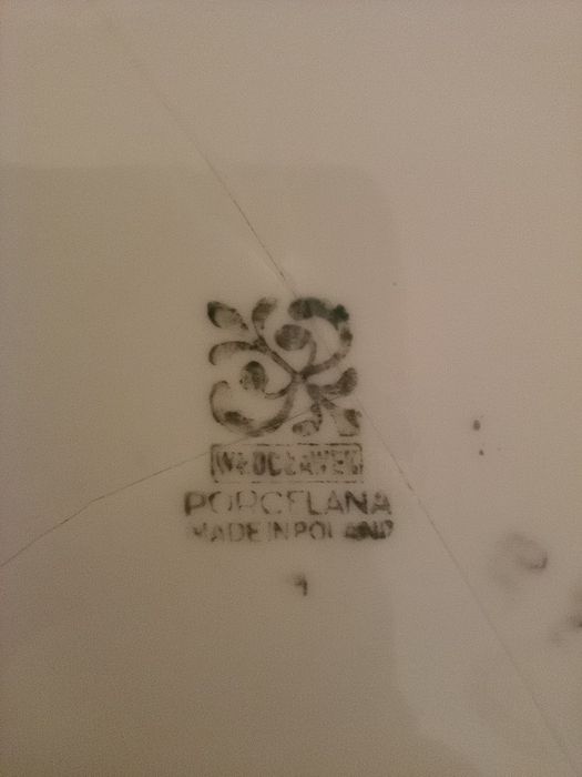 Zestaw obiadowy na 12 osób porcelana Włocławek