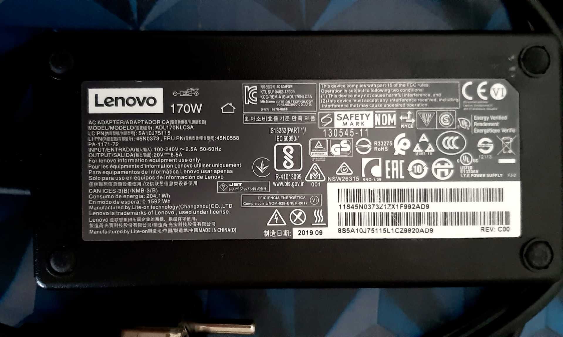 Lenovo Legion Y540 - Intel core I7 - 16 GB / 512 SSD Geforce GTX 1650