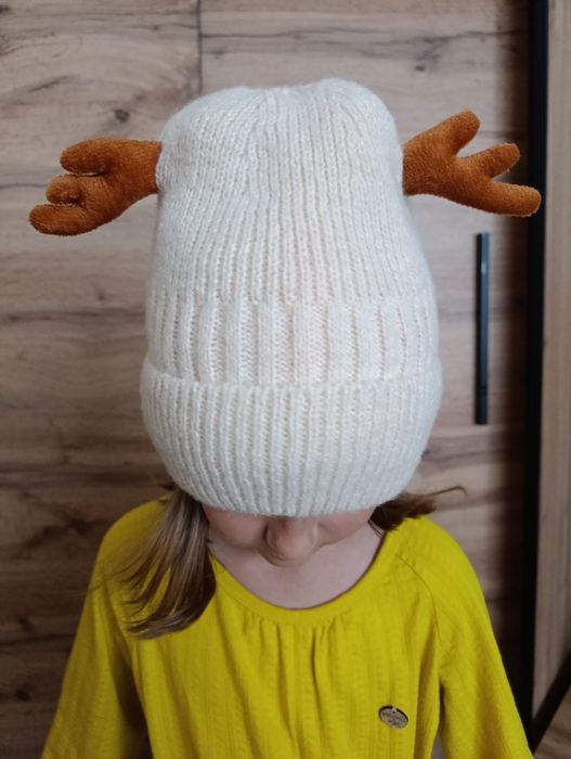 Nowa, ciepła, zimowa czapka dziecięca typu beanie