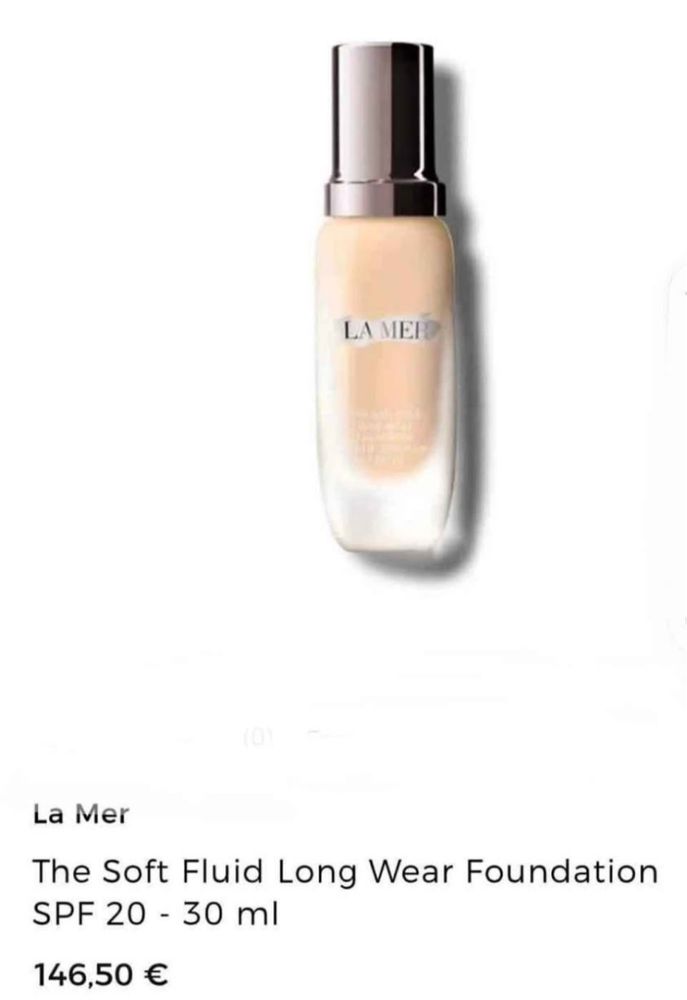 La Mer- The Soft Fluid Long Wear Foundation SPF 20 - 30 ml