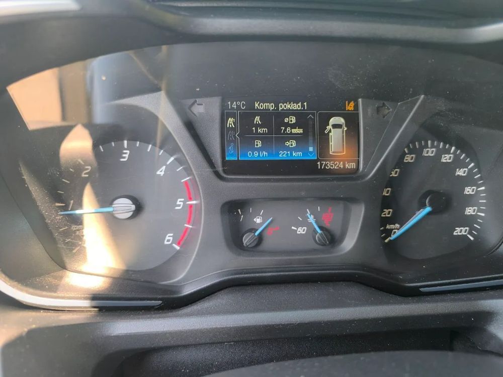 Ford TRANSIT CUSOM  Ford Transit Custom krajowy bezwypadkowy Ciężarowy L1H1