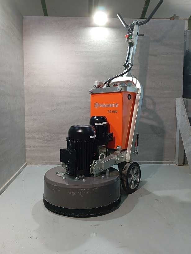 Szlifierka do betonu- planetarna Husqvarna PG 680 - po pokazach