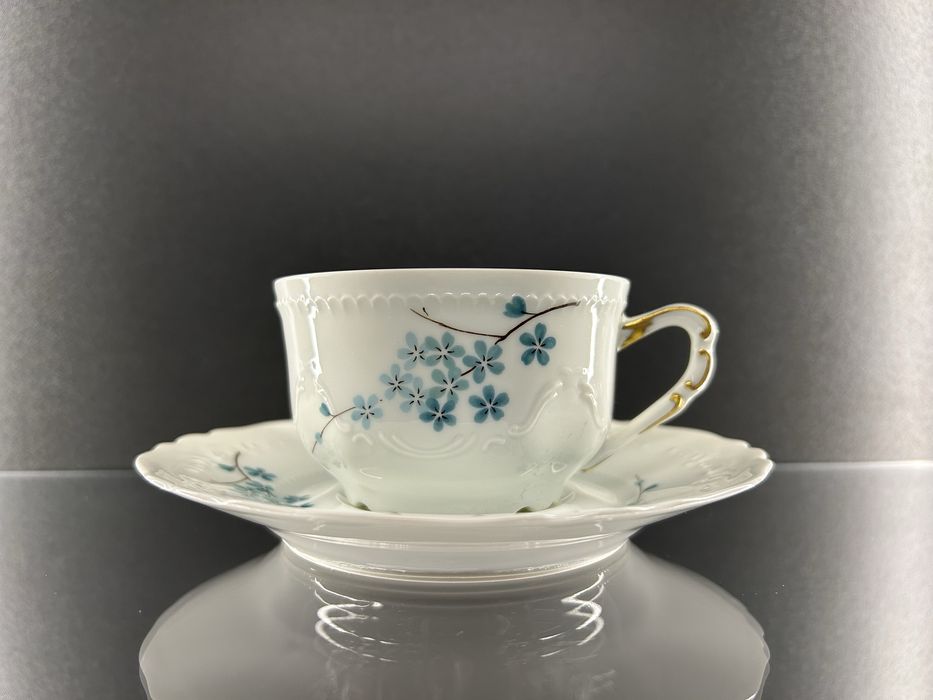 Чайна пара, 200 мл, Limoges , тавро, вінтаж.