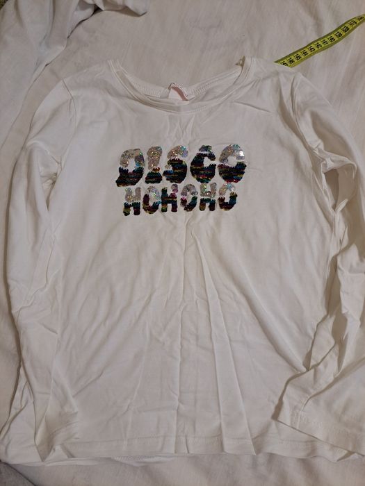 Футболка з рукавами біла