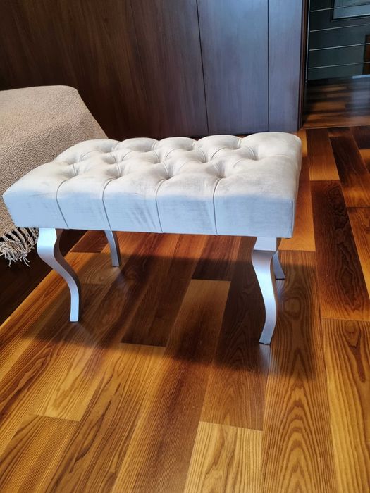 Pufa ławeczka w stylu glamour