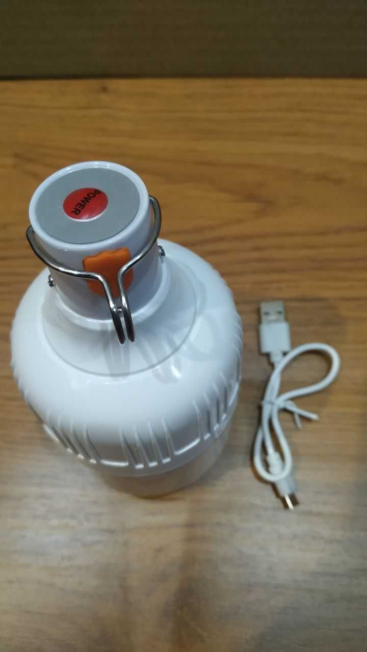 Аккумуляторная подвесная LED лампа-светильник 60W, аварийное освещение