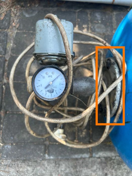 Zbiornik hydroforowy 80l presostatem stycznikiem przeponowy