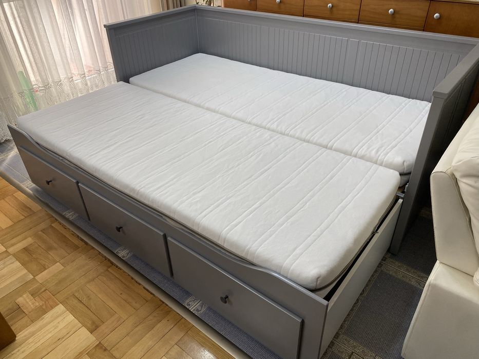 Łóżko Hemnes z IKEA z szufladami Kompletne! Transport!