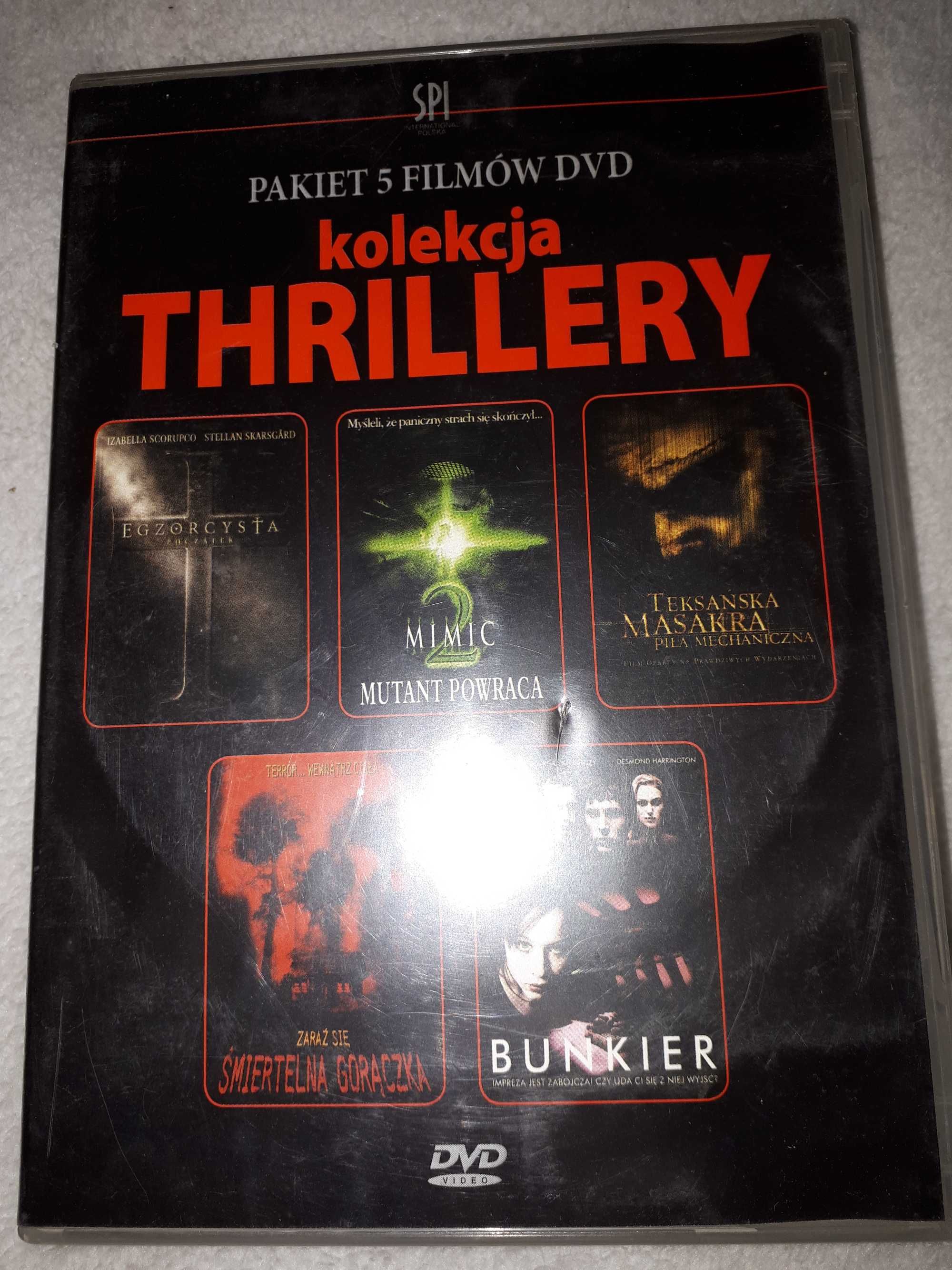 Thrillery 5xdvd Egzorcysta Teksańska masakra