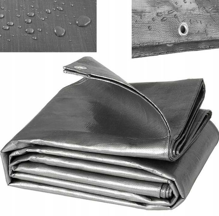 Plandeka 2x3m 200g/m2 Premium Gruba Mocna UV Oczka Metalowe Płachta