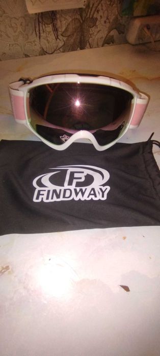 лижна маска Findway REVO, дзеркальна, антифог, 100% UV