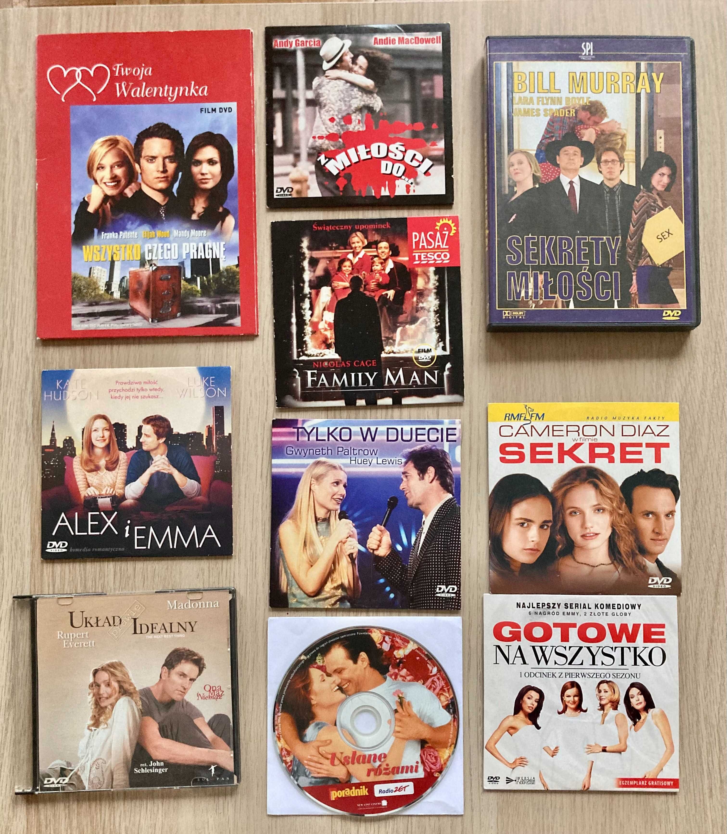 Filmy DVD-Romanse. Dramaty. Z miłości, Family Man, Sekret, Alex i Emma