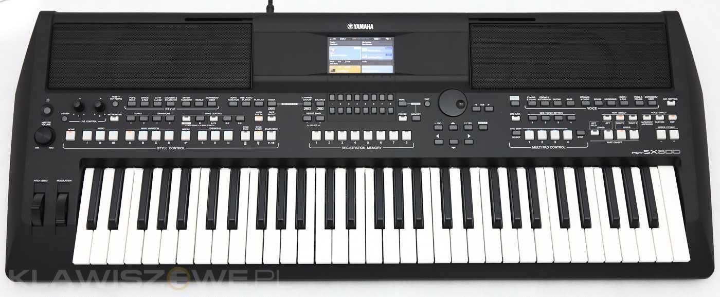 YAMAHA PSR-SX600 + 5 packów i style / NOWY / zostaw stary