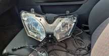 Lampa czacha i pług prawy kawasaki ninja 650