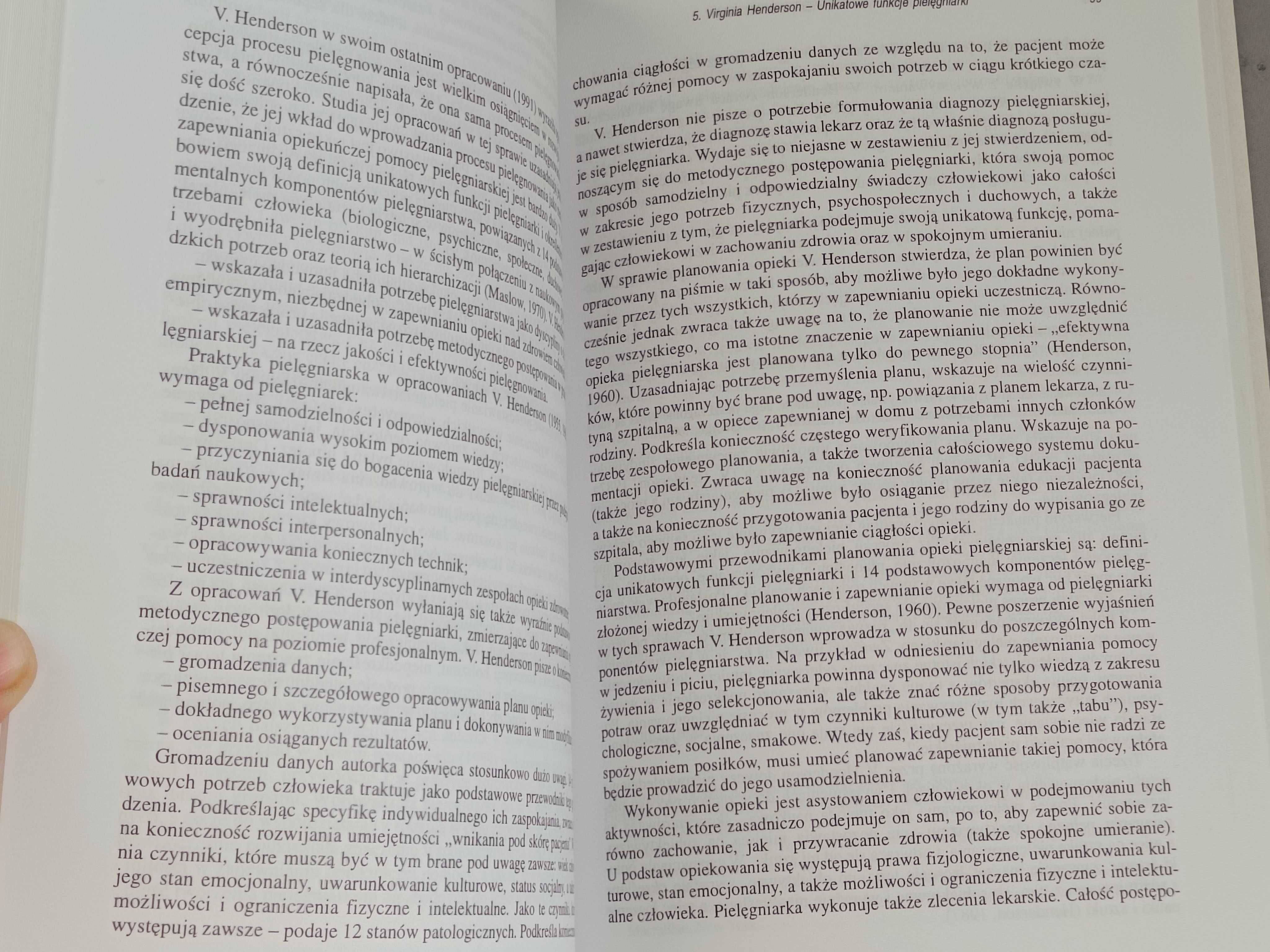 Wybrane modele pielęgniarstwa