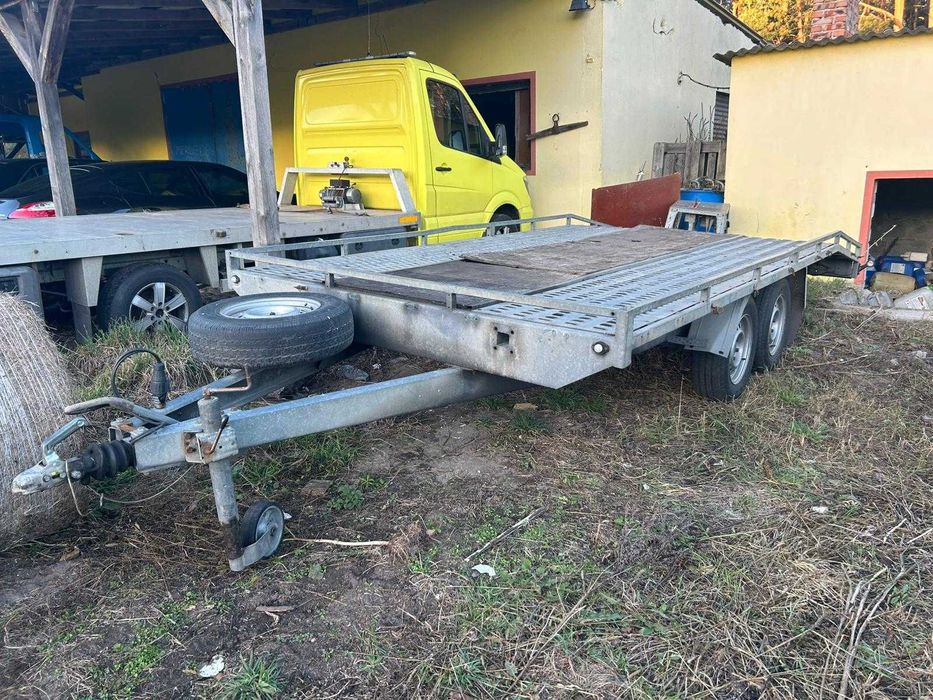 Laweta 4.7m X 2,2m BLYSS bardzo solidna z plandeką