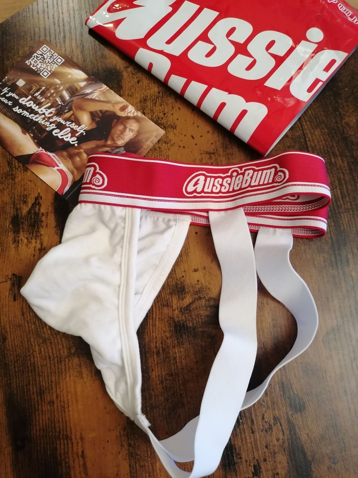 Slipy męskie, jockstrapy aussiebum roz. L