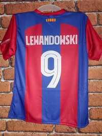 Koszulka piłkarska dziecięca FC Barcelona Lewandowski rozm. 122
