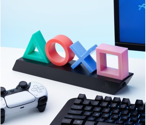Lampka PALADONE Playstation ikony, na biurko, szafę