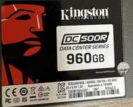 SSD диск Kingston DC500R 960GB 2.5" SATAIII 3D TLC (SEDC500R/960G)