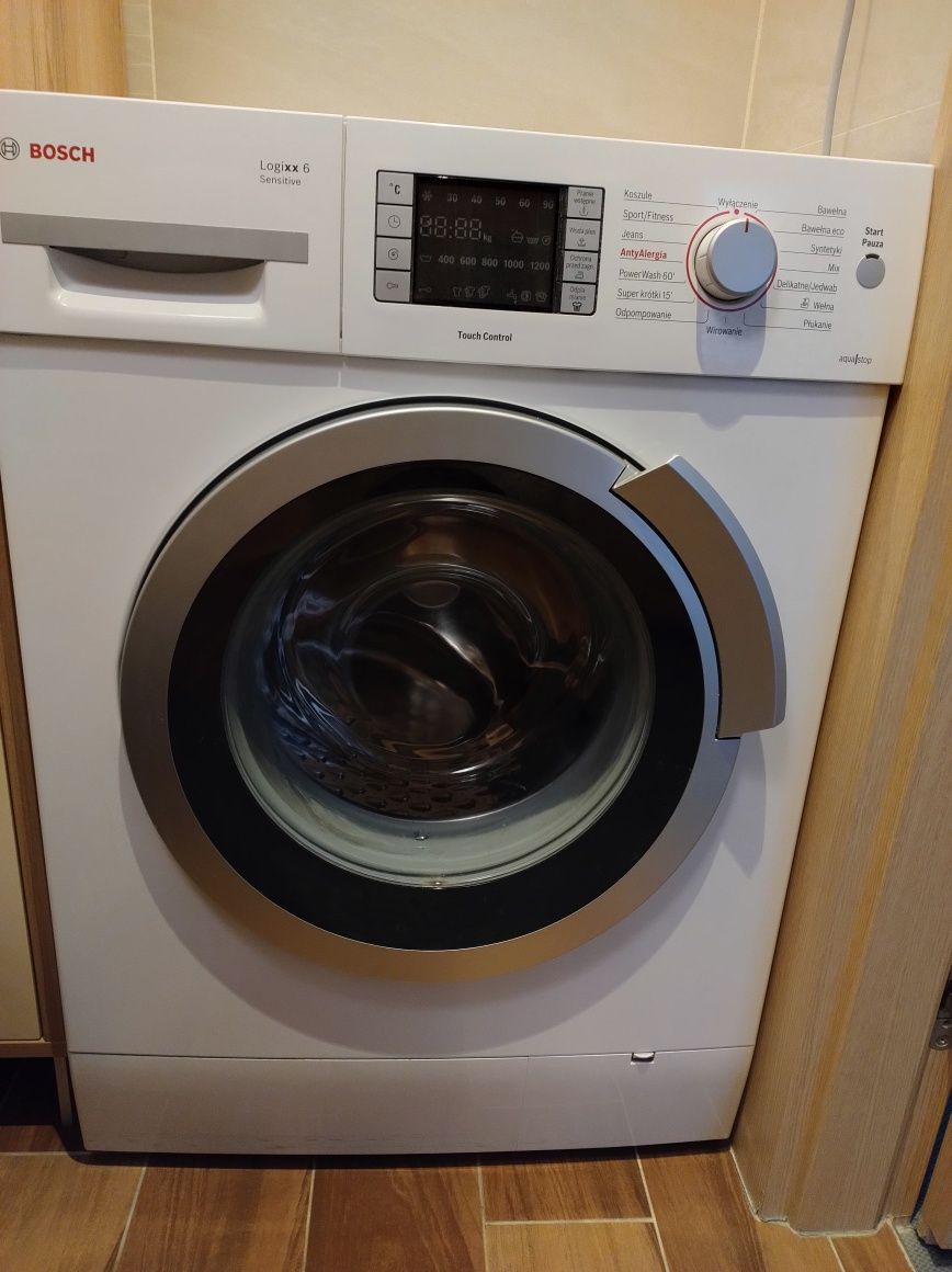 Uszkodzona!!!pralka Bosch logixx 6 Sensitive, slim