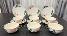 Фарфоровые супницы Villeroy Boch серия Wild Rose GDR Германия