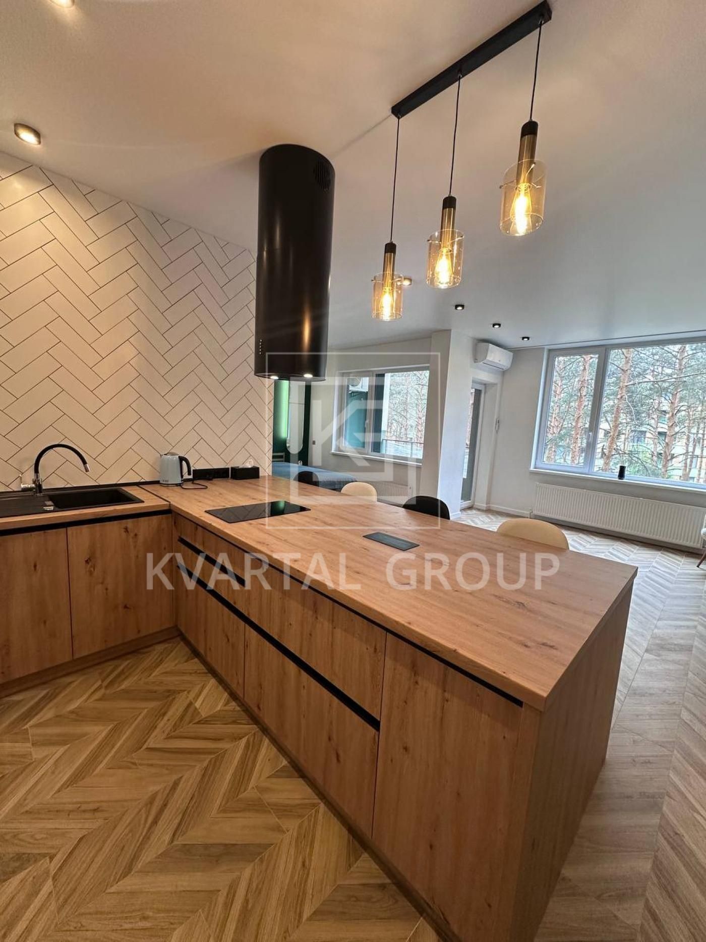 СТИЛЬНА сучасна квартира 68м2 з кухнею 25м2. Park Town