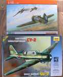 Su-2 i I-16 (Zvezda, Eduard) zestaw 2 modeli - 1:48