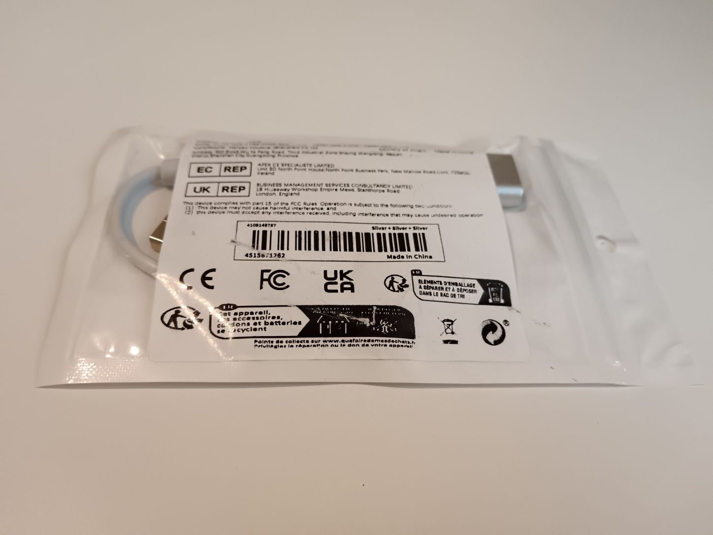 NOVO Docking USB-C com 4 portas USB, pocket size