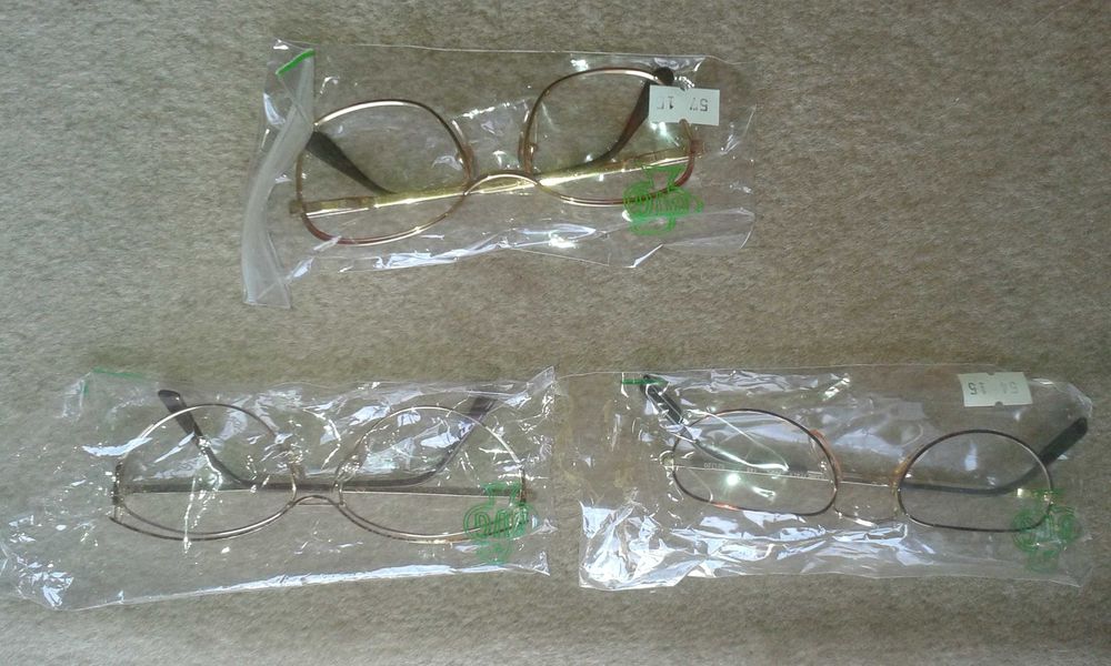 Conjunto de óculos vintage