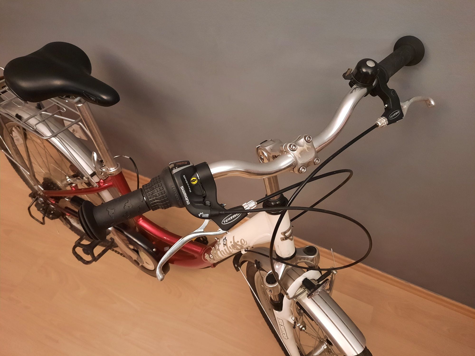 Rower Unibike, 6 biegów Shimano RevoShift,  hamulce Tektro, stan bdb
