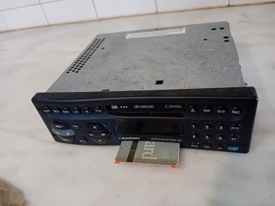Autorádio Anos 90 Blaupunkt Stockholm RCM 128 ( Visor Avariado )