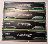 Pamięć RAM DDR3 16GB (4x4GB) Ballistix Sport