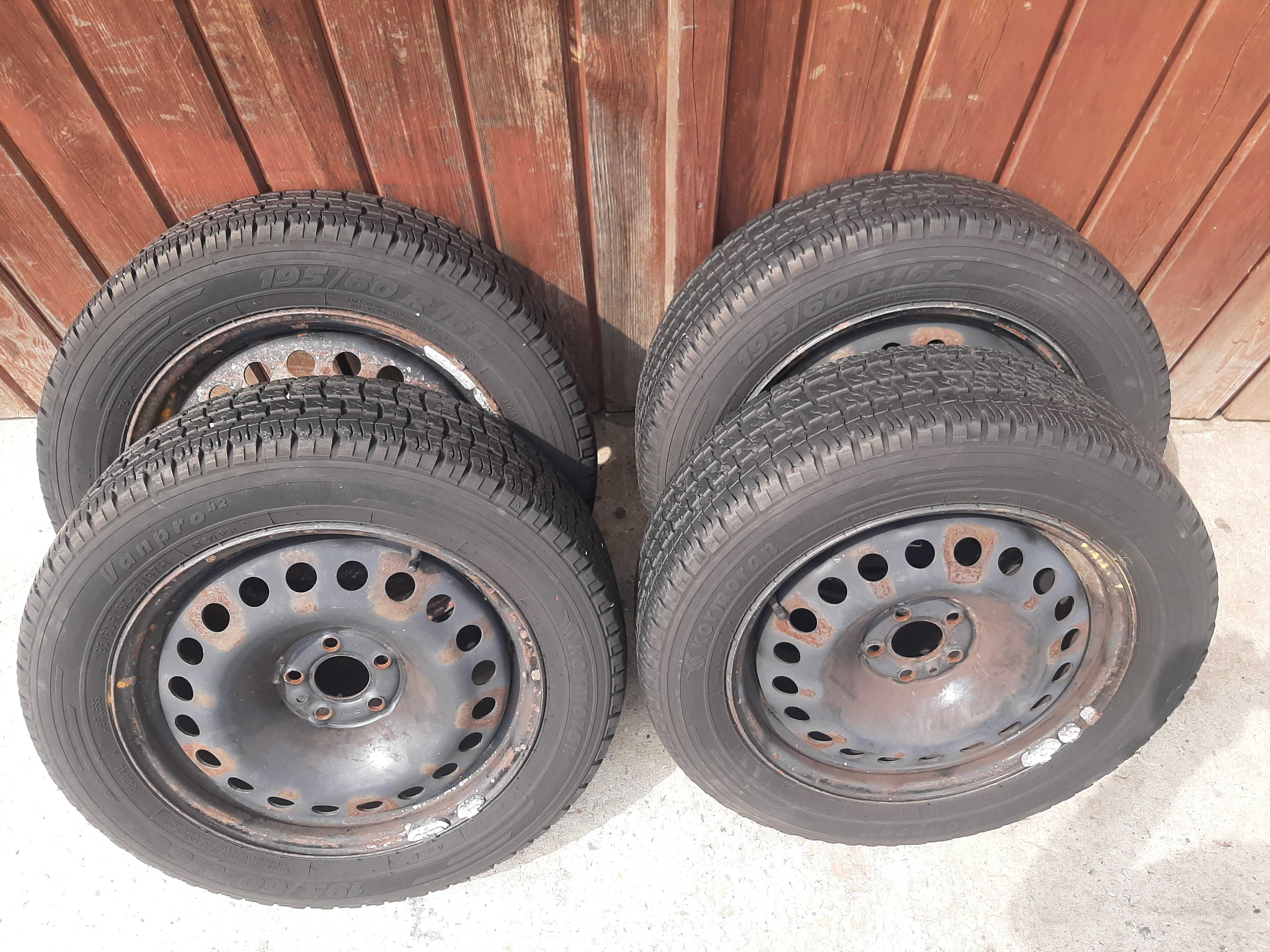 FIAT DOBLO Koła Felgi Opony Komplet Kormoran 195/60R16C Letnie 5x98