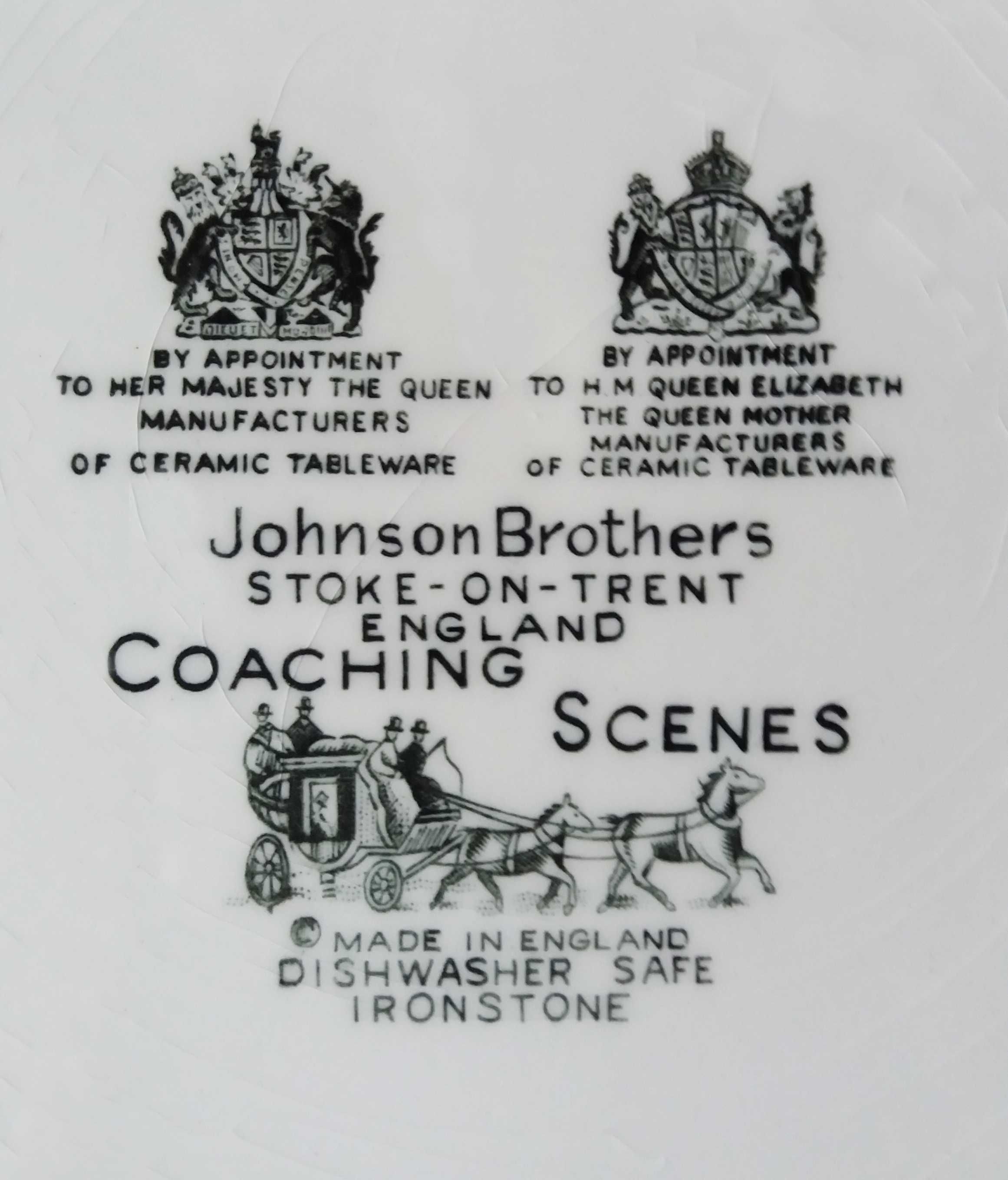 Prato Inglês desenho "Coaching Scenes" pela Johnson Brothers