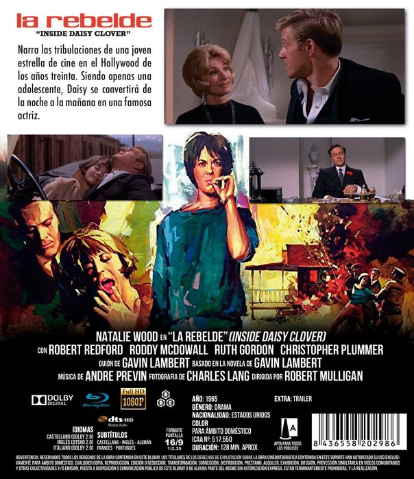 La Rebelde/O Estranho Mundo de Daisy Clover (Blu-Ray)-Importado