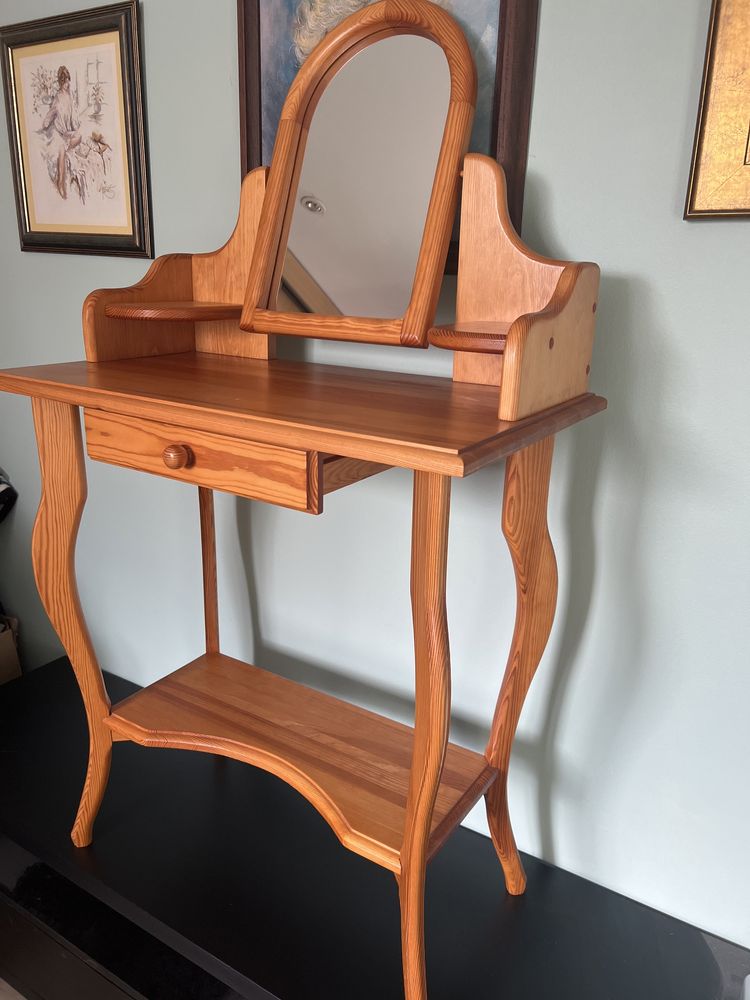 Toaletka z lustrem handmade