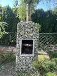 Grill z kamienia GABIONOWY