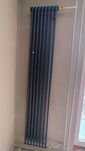 grzejnik czarny mat irsap Tesi 2 rozmiar 33x200 cm moc 485 wat