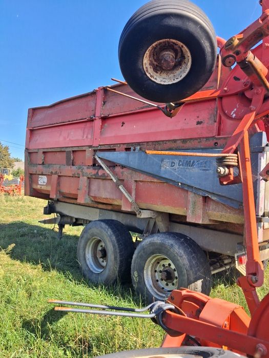 Przyczepa skorupowa 14 skrętna oś