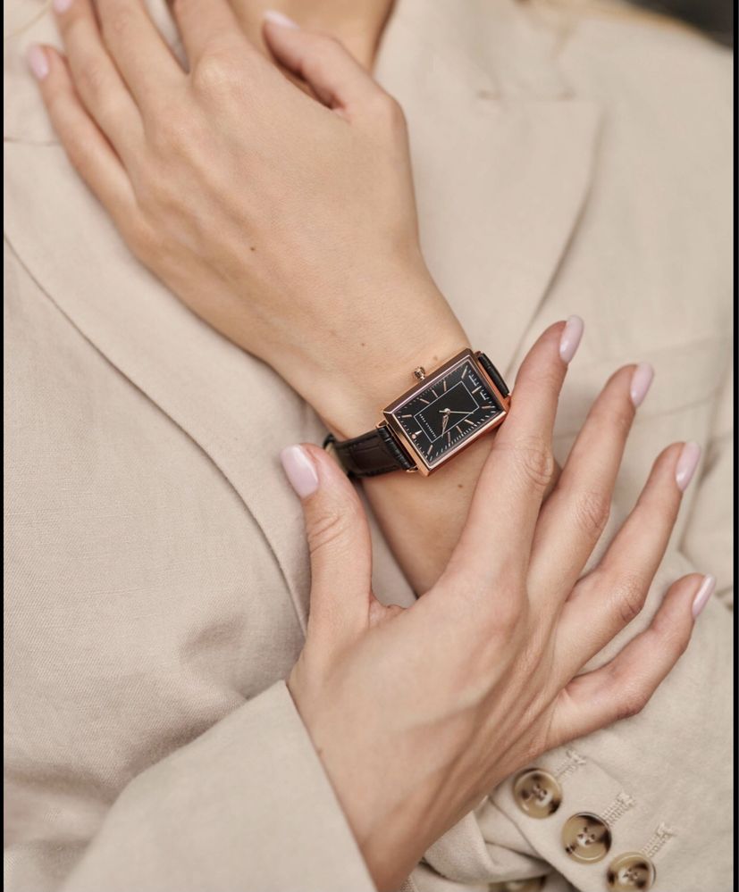 Zegarek damski premium z diamentem