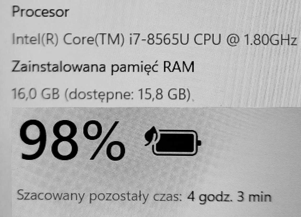 Elegancki ultrabook DELL 13,3" IPS - i7 16GB SSD512GB Win11Pro Office