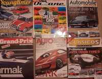 Conjunto de revistas automóveis clássicos/desporto.