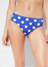 B.P.C. figi bikini chabrowe w grochy 40.