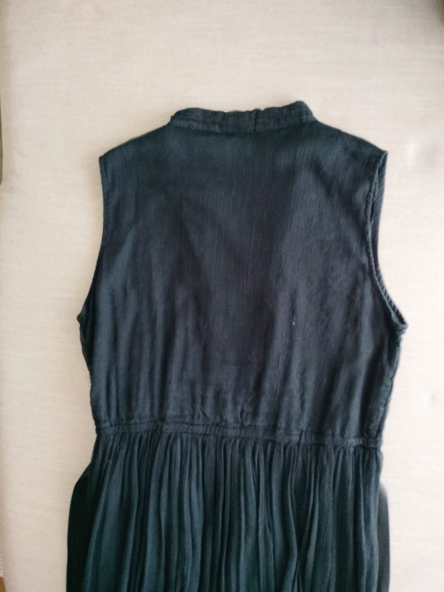 Vestido midi preto muito elegante da Euroexótico S/ Novo